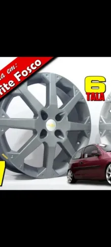 Roda Chevrolet astra SS Grafite fosca aro 17 jogo 4x100
