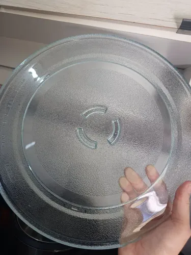 Prato de vidro para micro-ondas 