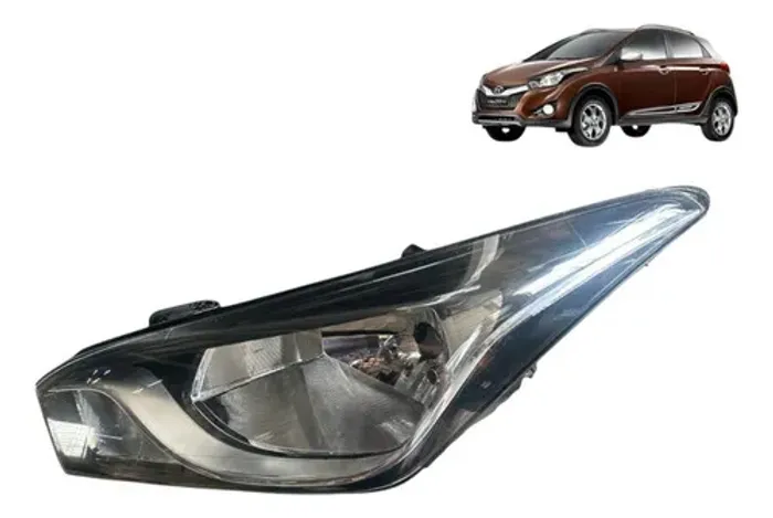 Farol Hb20 2012 2019 Lado Esquerdo/motorista Esquerdo/motorista