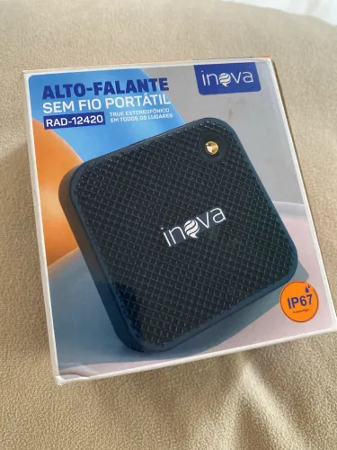 Caixa de Som Bluetooth Inova RAD-12420 IP67 (À Prova dÁgua) - Som Potente e Portátil! 