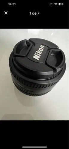 Lente de Câmera Nikon AF Nikkor 50mm 1:1.8 D - F/1.8D AF Prime Lens - para DSLR