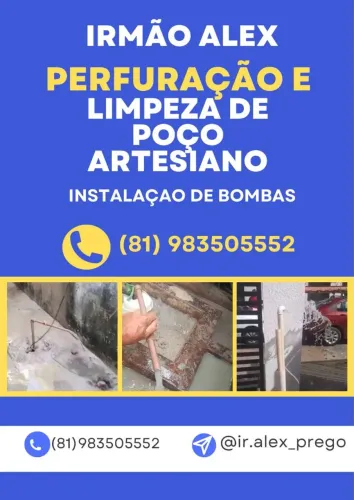 Perfuração de poços artesianos 