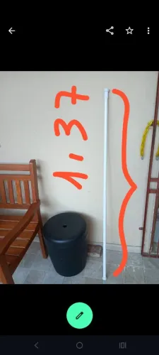 Suporte de cortina para pia e outros