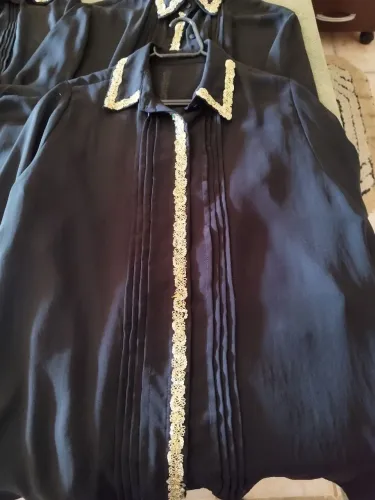 Camisa social feminina preta
