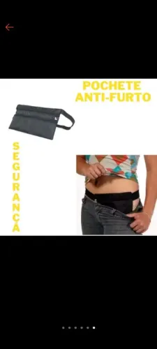 Porta-Dinheiro Anti-Furto - Segurança e praticidade