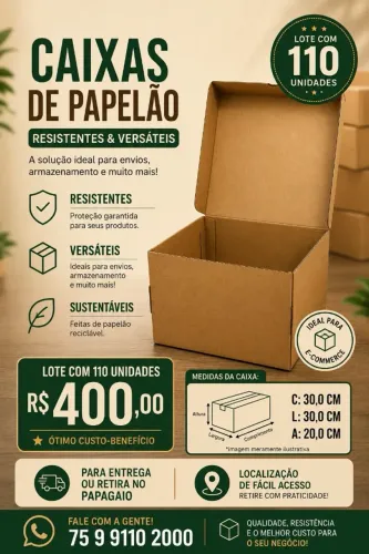 Caixas de papelão