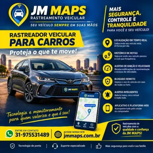 Rastreador para carros com aplicativo R$250,00 instalado