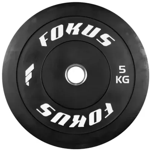 Anilha Olímpica Black Fokus 5kg