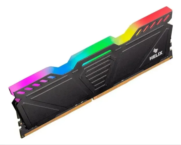 Memória Pichau Helix 16gb Rgb Ddr4 3200mhz C22 Preto 2x8gb