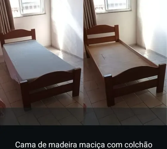 Cama solteiro sem colchão 