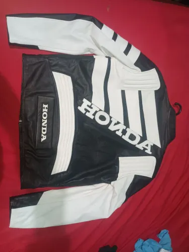 Jaqueta masculina couro HONDA