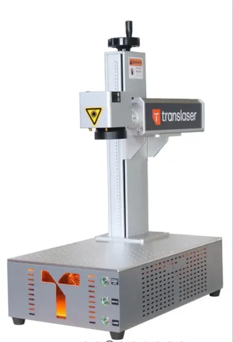 Máquina Gravação Laser Fibra 20W Completa + Eixo Rotativo, Mesa Giratória e Gabaritos