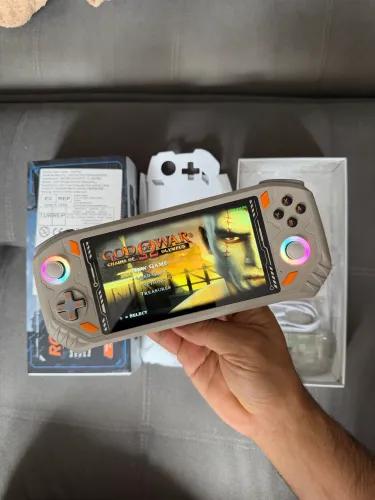 Console Portátil RG52 Mini novo roda PSP, N64, Dreamcast e mais