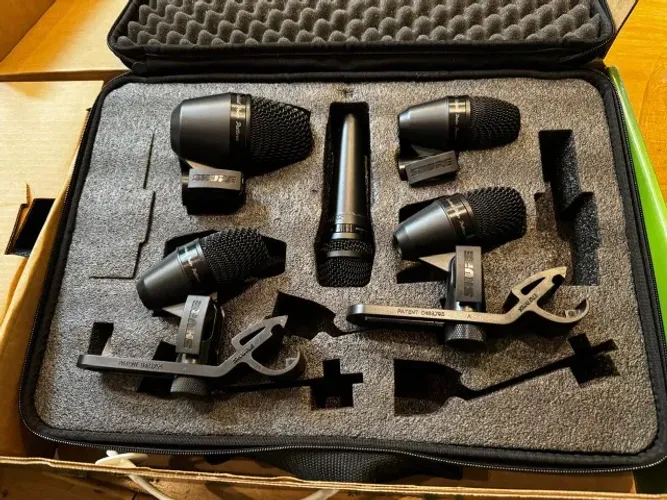 Mic Shure PGA Kit 5 Original (Novíssimo, possuo a nota)