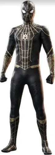 Hot toys Spider man no way home gold and black lacrado