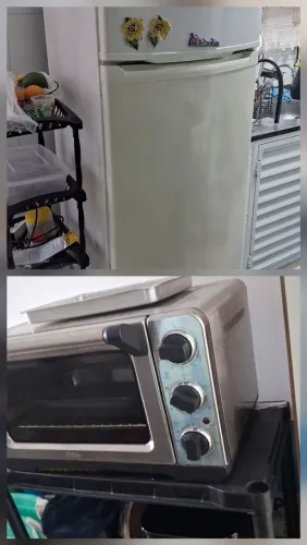 Geladeira e forno