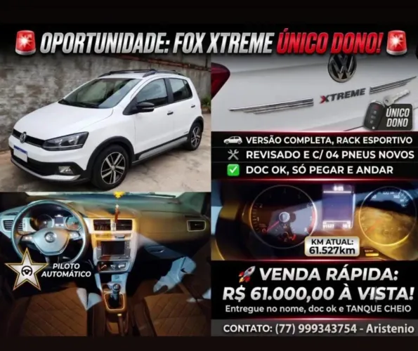 Volkswagen Fox Xtreme 1.6 Flex 8V 5P 2019