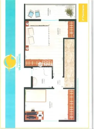 Vila Corcel - Casa 2 quartos