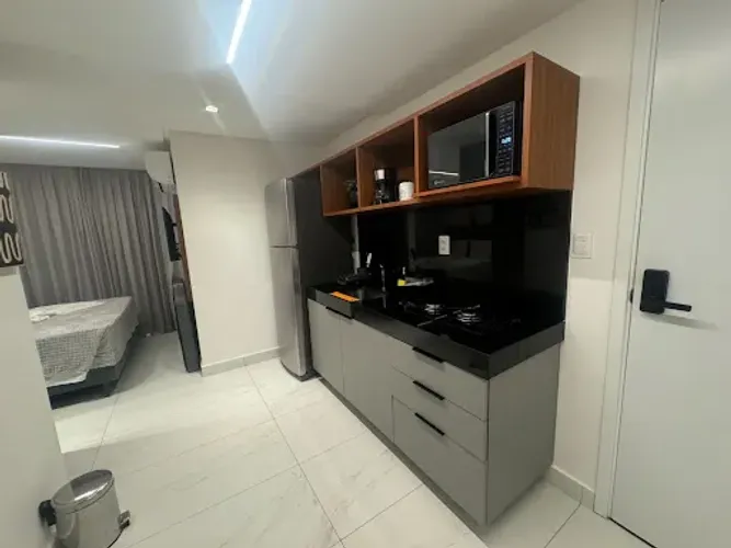 Flat à Beira-Mar com 30m2 Todo Mobiliado e Projetado