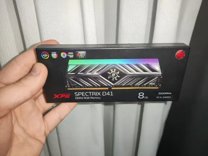 Memória RAM XPG Spectrix D41 RGB, 8GB, 3000Mhz