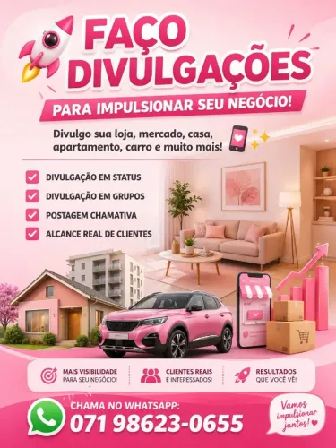 Faço divulgação