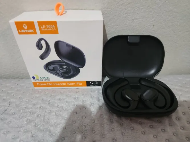Fone de ouvido sem fio,com carregador e caixa original