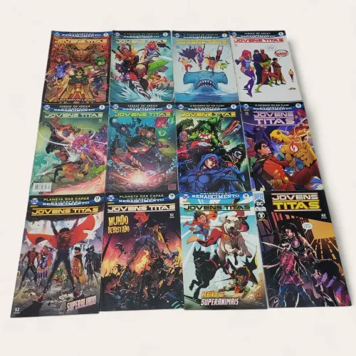 Lote de HQs Jovens Titans DC