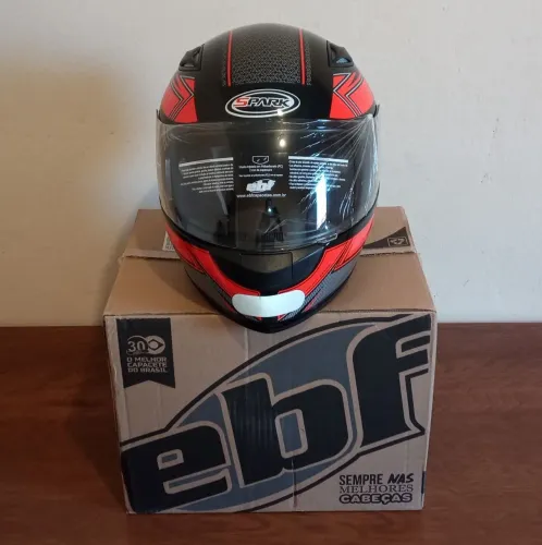 CAPACETE MOTOCICLISTA - SPARK N. 58 NOVO - ENTREGO