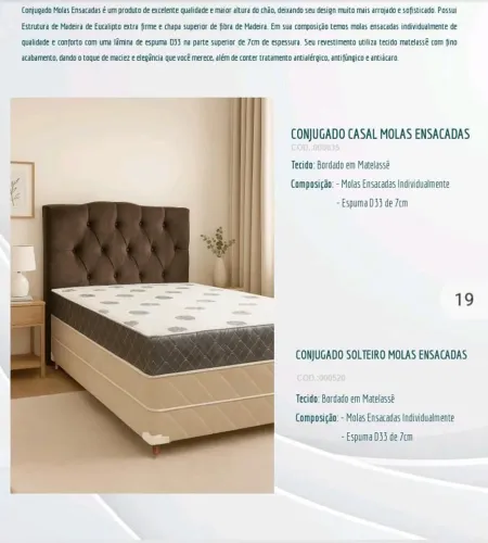Cama box de molas de Molas ensacadas Promocao, frete gratis