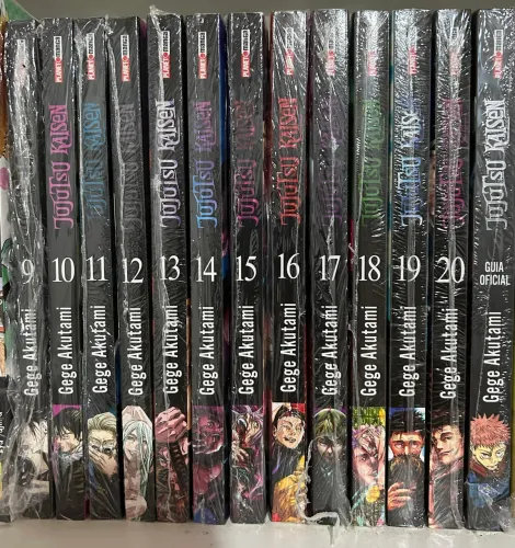Mangá Jujutsu Kaisen Vol. 9 ao 20 + Guia Oficial | Novos e Lacrados