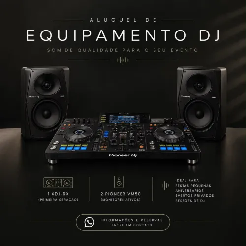 Locação de setup DJ Pioneer