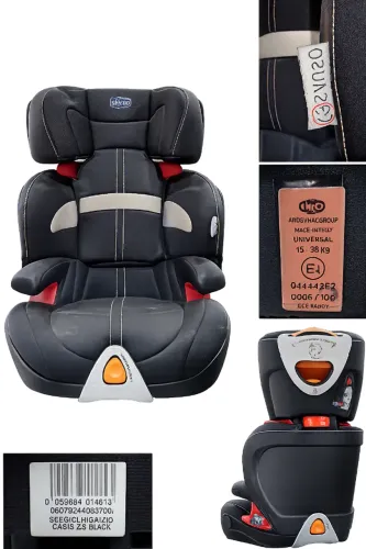 Cadeira para Auto Chicco Oasys 2-3 Black (15 a 36 kg)