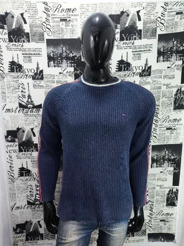 Suéter Tommy Hilfiger Linho Tam M Cód 4516 Usado/Original 