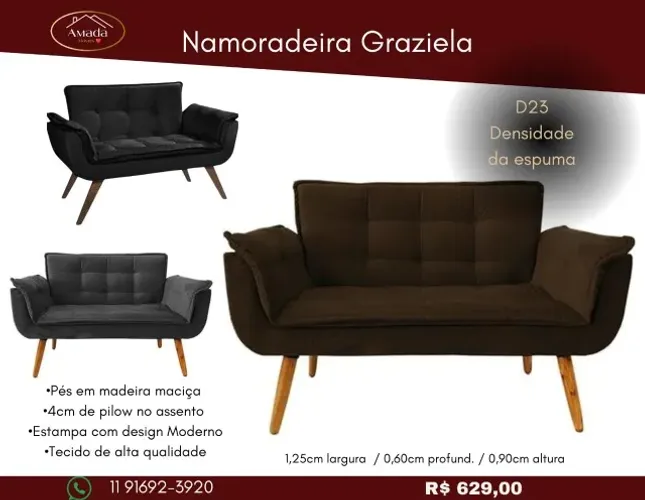 Namoradeira Graziela, a pronta entrega