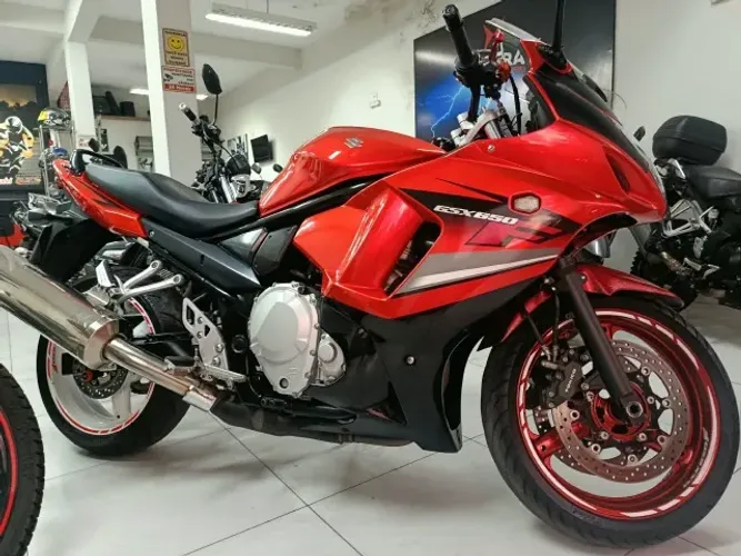 Suzuki GSX 650F 2011 Laranja - Apenas 30.664 km (Impecável + Manual/Chave Reserva)