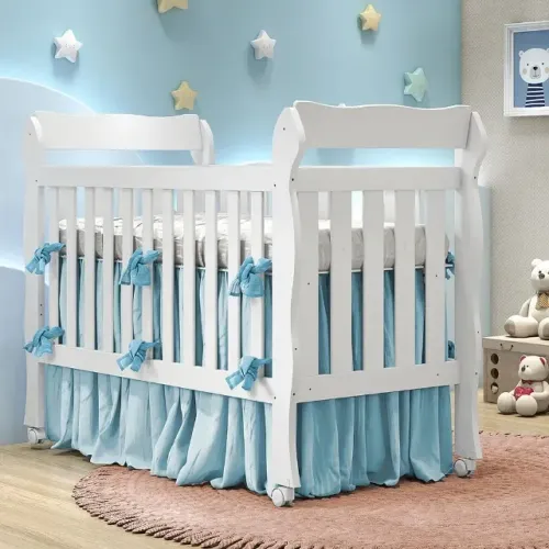 BERÇO MINI CAMA COM COLCHÃO