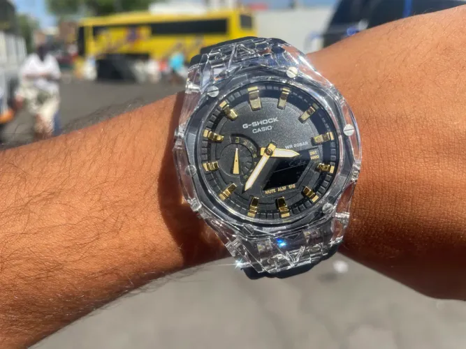 Relógio G-SHOCK TRANSPARENTE!! Aprova de Água!! PROMOÇÃO!!
