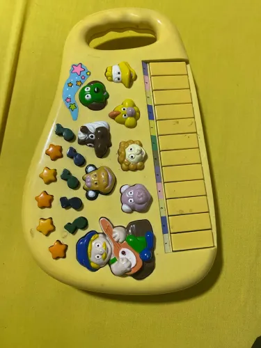 RARO Teclado Piano dos Animais Vintage Anos 90