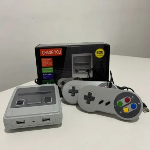VIDEO GAME RETRO NINTENDO 620 JOGOS 2 CONTROLES - FAÇO ENTREGA