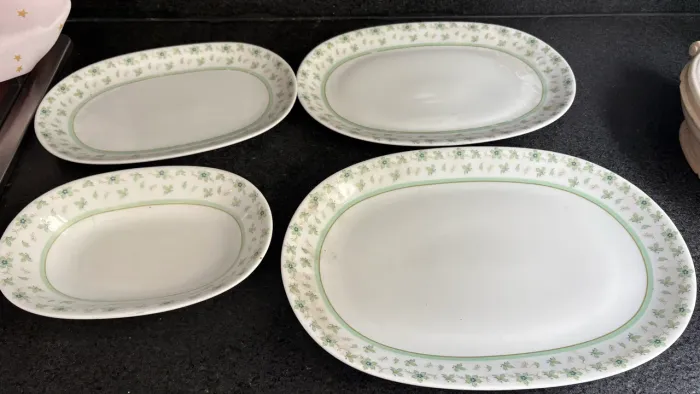 Conjunto travessas porcelana vintage