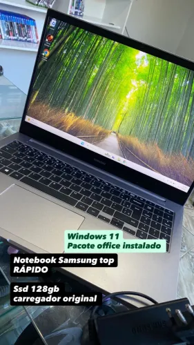 Notebook Samsung com SSD 128gb