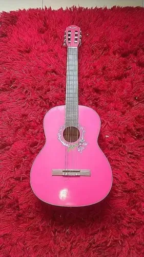 Violão Memphis rosa