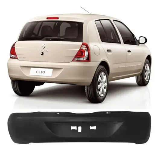 Parachoque Traseiro Renault Clio 2006 2007 2008 2009 2010 2011 2012 a 2016