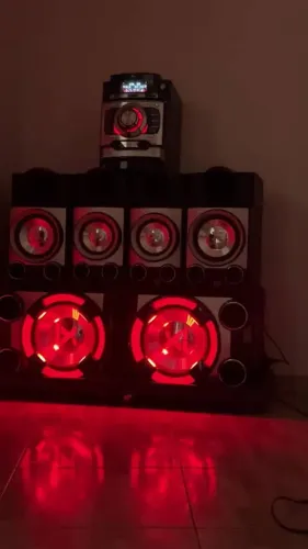 Mini system LG CM9520 funcionando tudo