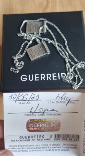 Escapulario/colar GUERREIRO