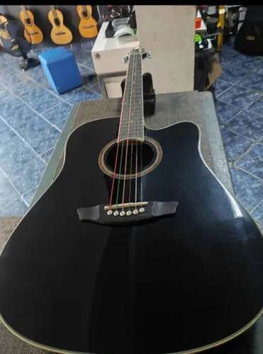 Violão elétrico aço 