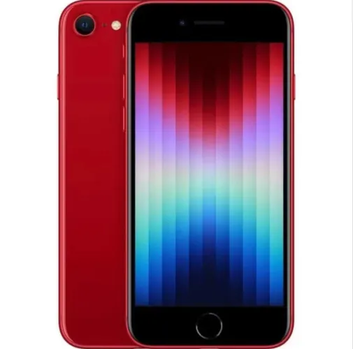iPhone SE 3° Geração, Vermelho, 64GB - Lacrado