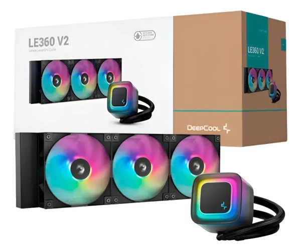 Water Cooler Deepcool Le360 V2 Preto Anti-leak Argb 360mm Ar