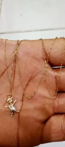 Gargantilha em ouro 750, modelo singapura 1.2 grama, 40 centímetros. Não vendo por grama!!
