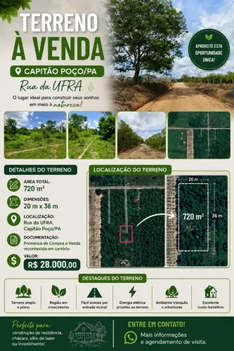 Terreno com valor excelente!